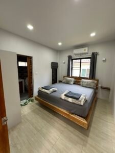 Bedroom in the private pool villa in Koh Phangan